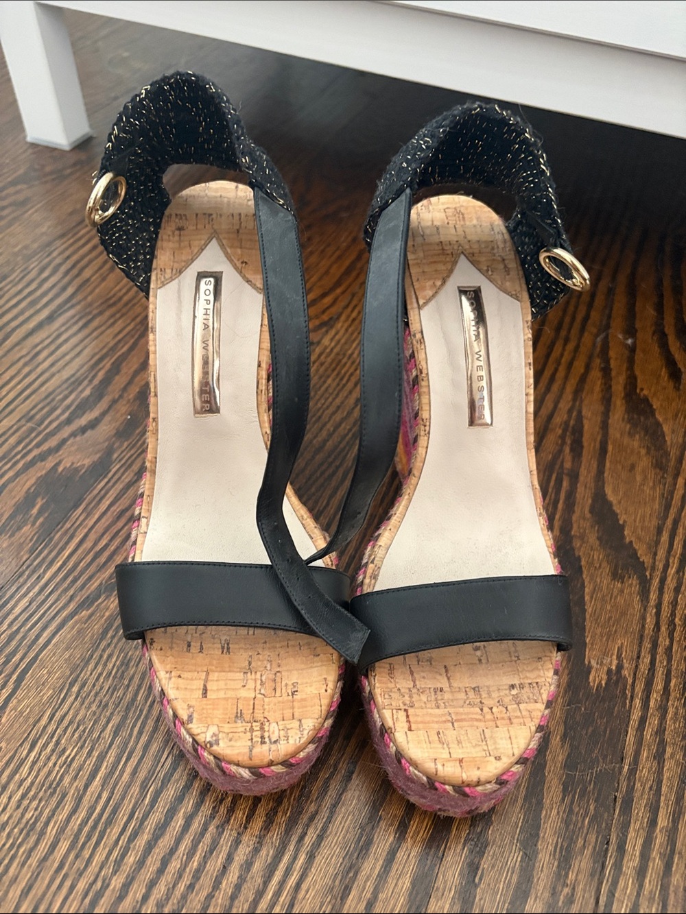 Sophia Webster Multi Colored Rainbow Wedges